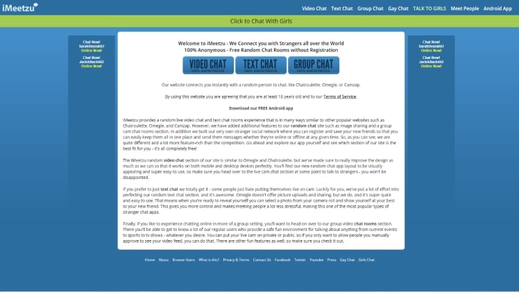 IMEETZU | imeetzu text | imeetzu chat | Meet a Stranger Online With IMEETZU
