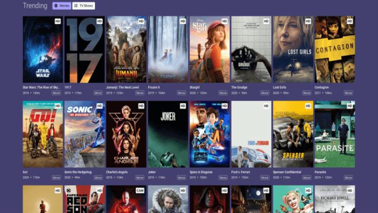 Moviewatcher is completely free and doesn’t require any registration