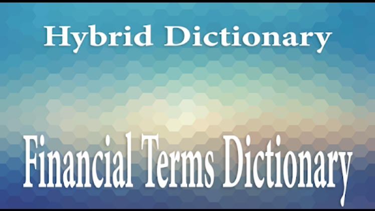 Synonyms for Financial Terms in a Dictionary