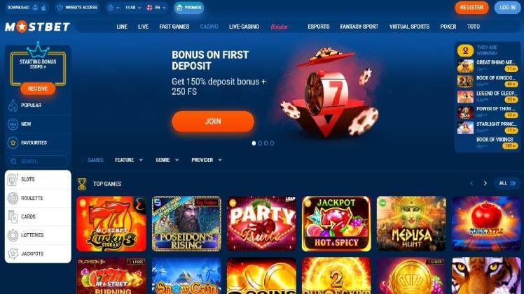 Mostbet Casino — Play Slots for Money